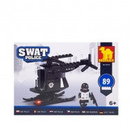 Stavebnice policie Vrtulník Swat 89