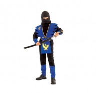 MaDe Kostým Ninja modrý L