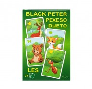 Hra černý Peter 3v1 Les